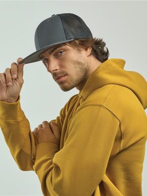 Atlantis Snapback Mesh 6 Panel Sustainable Trucker Cap Adult - Image 39