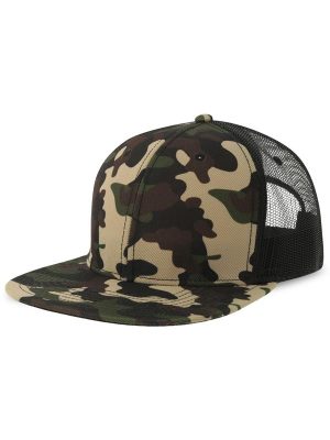 Atlantis Snapback Mesh 6 Panel Sustainable Trucker Cap Adult - Image 44