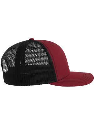 Atlantis Sonic S 6 Panel Structured Mid Profile Mid Visor Contrast Organic Trucker Cap Adult - Image 93