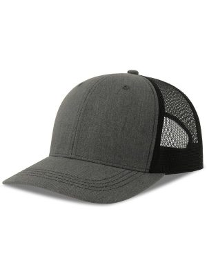 Atlantis Sonic S 6 Panel Structured Mid Profile Mid Visor Contrast Organic Trucker Cap Adult - Image 119