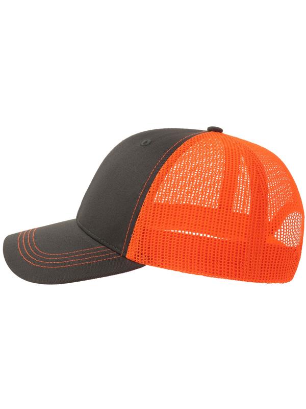 Atlantis Sonic S 6 Panel Structured Mid Profile Mid Visor Contrast Organic Trucker Cap Adult