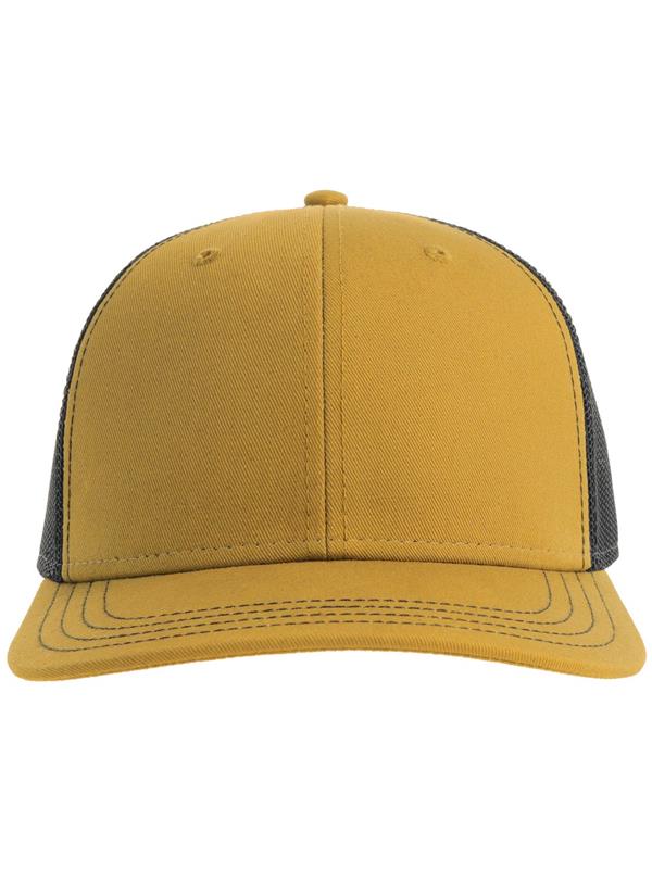 Atlantis Sonic S 6 Panel Structured Mid Profile Mid Visor Contrast Organic Trucker Cap Adult