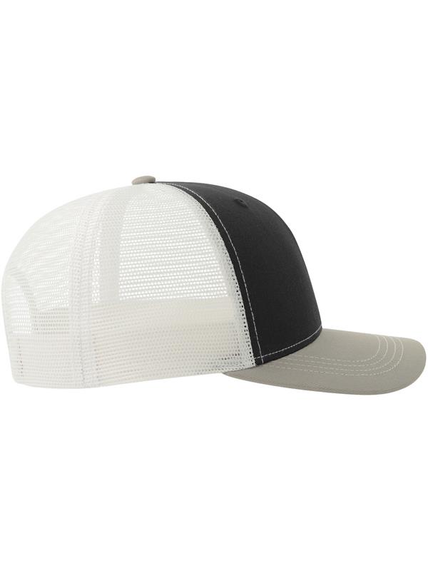 Atlantis Sonic S 6 Panel Structured Mid Profile Mid Visor Contrast Organic Trucker Cap Adult