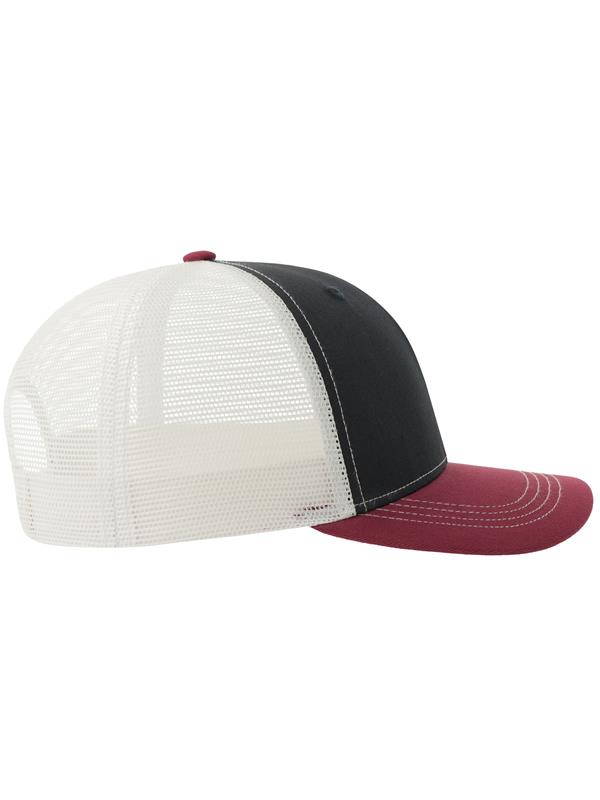 Atlantis Sonic S 6 Panel Structured Mid Profile Mid Visor Contrast Organic Trucker Cap Adult