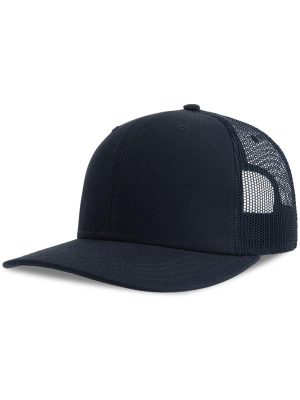 Atlantis Sonic S 6 Panel Structured Mid Profile Mid Visor Contrast Organic Trucker Cap Adult - Image 140