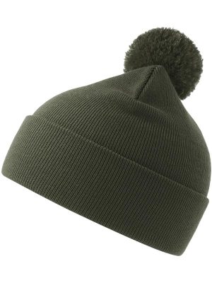 Atlantis Wind S Pompom Recycled Beanie Double Skin Cuffed - Image 15