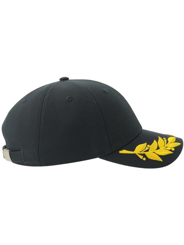 Atlantis Winner S 6 Panel Structured Mid Profile Curved Visor Laurel Embroidered Recycled Cap Adult