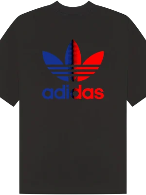 Adidas Blue Red T-Shirt - Image 2