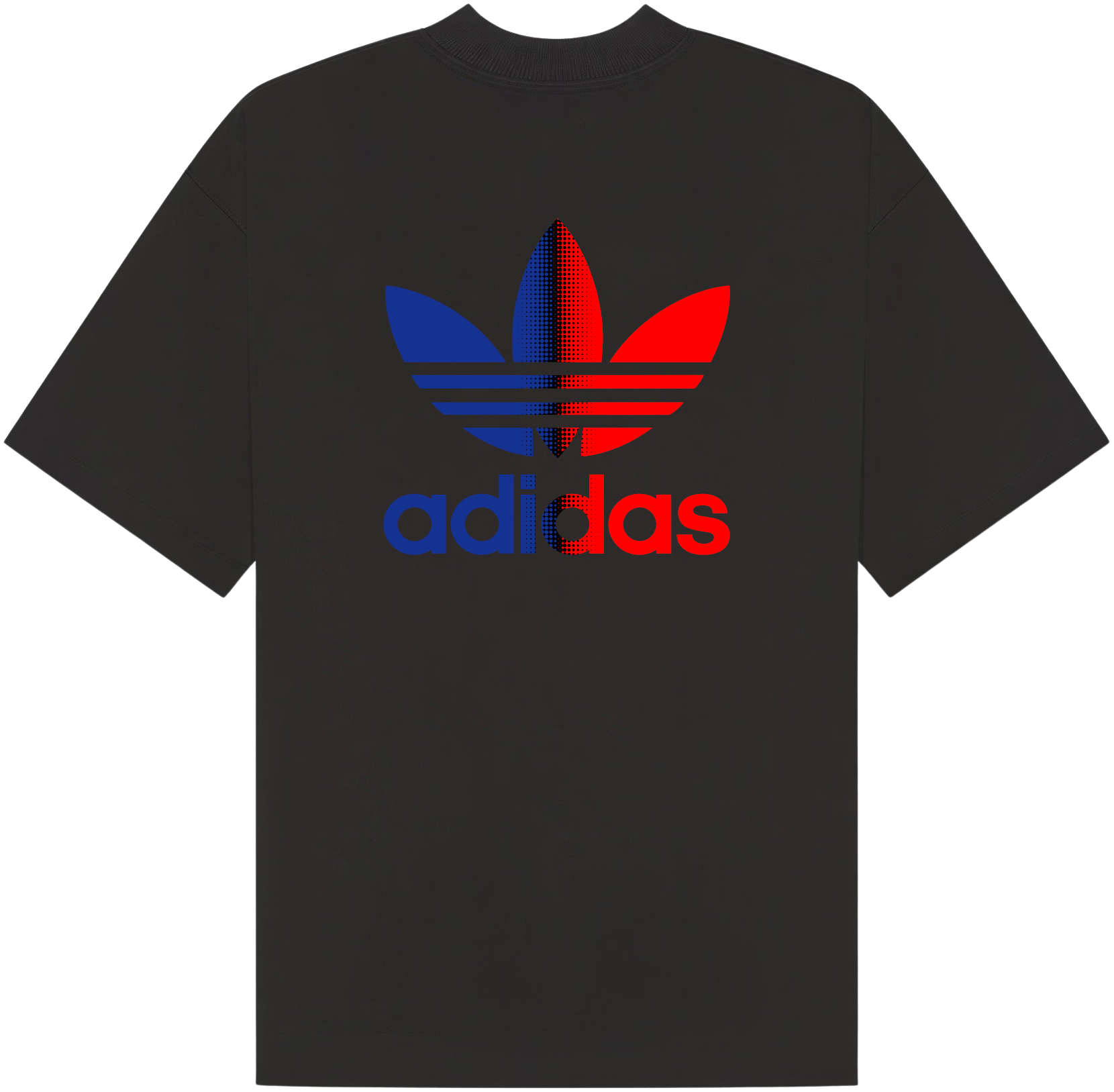 Adidas Blue Red T-Shirt - Image 2