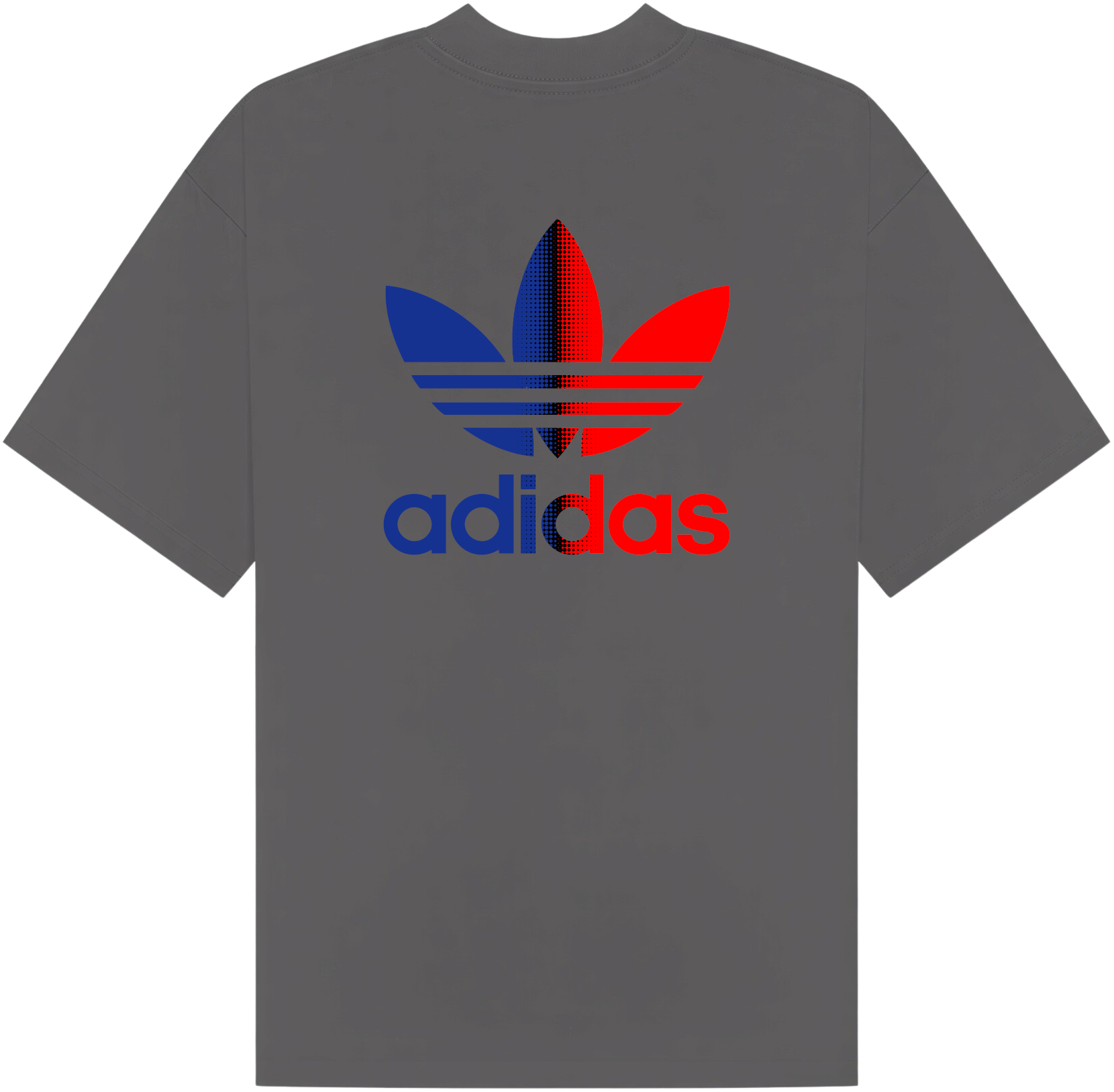 Adidas Blue Red T-Shirt - Image 4
