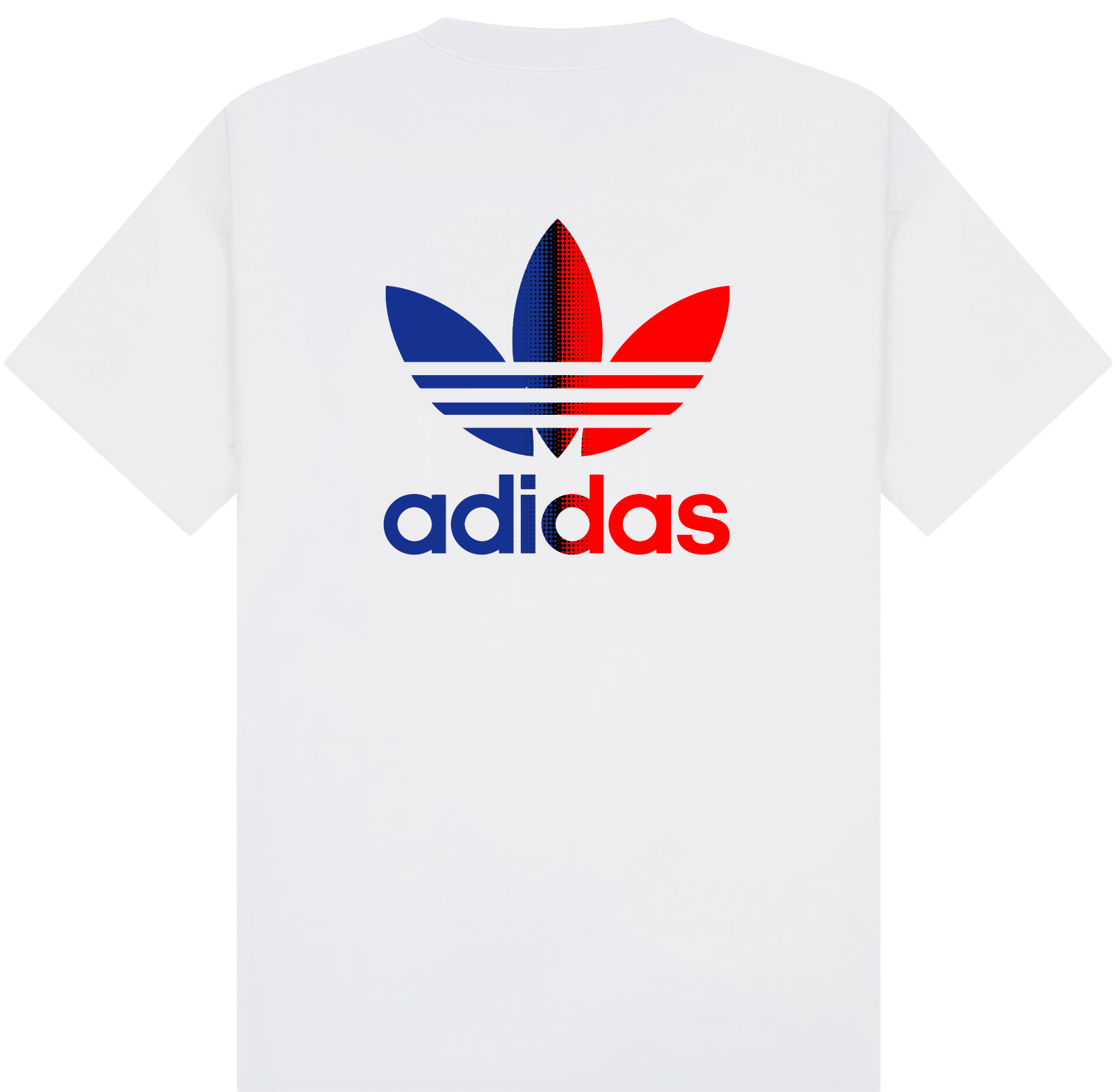 Adidas Blue Red T-Shirt - Image 6