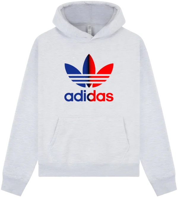 Adidas Blue Red Hoodie