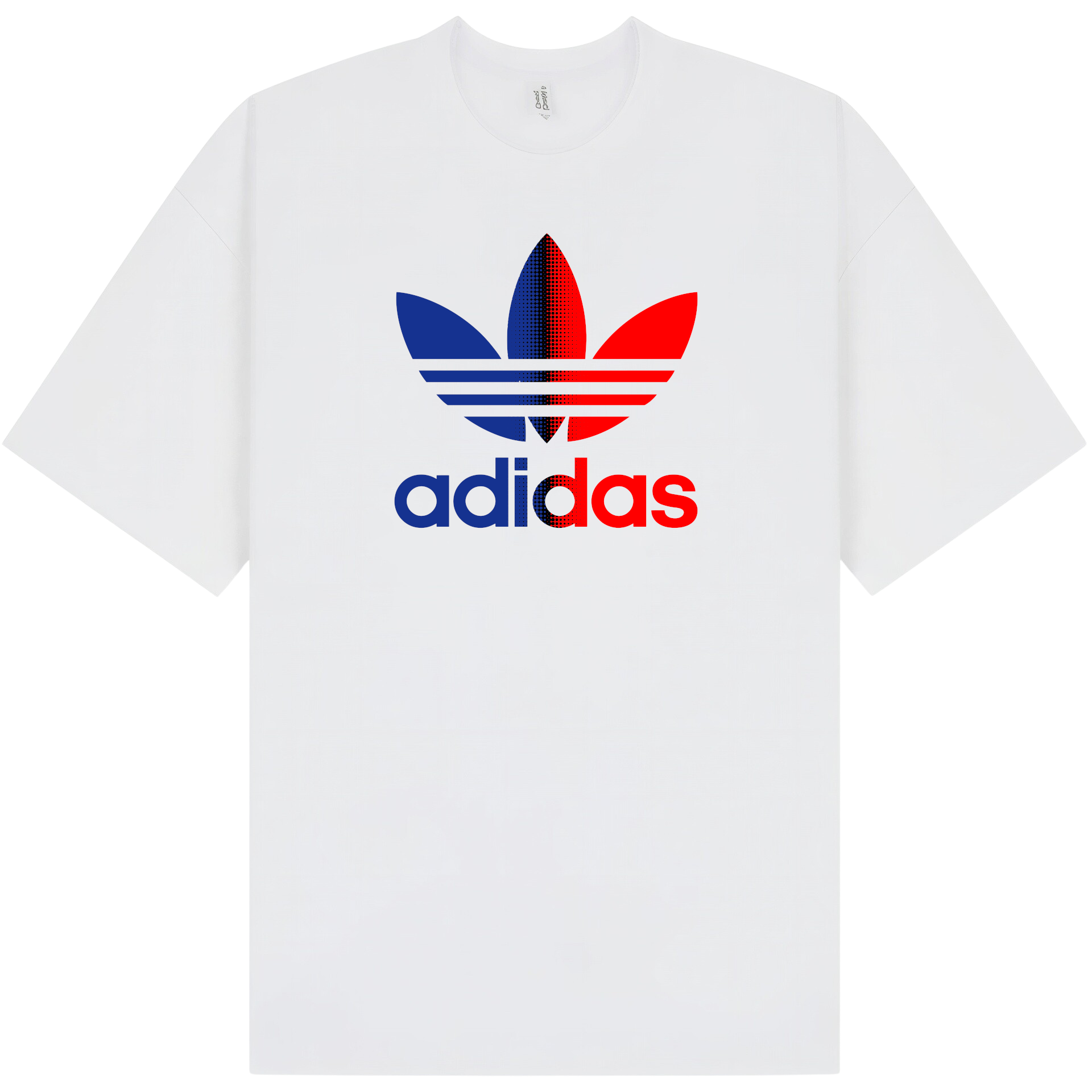 Adidas Blue Red T-Shirt - Image 5
