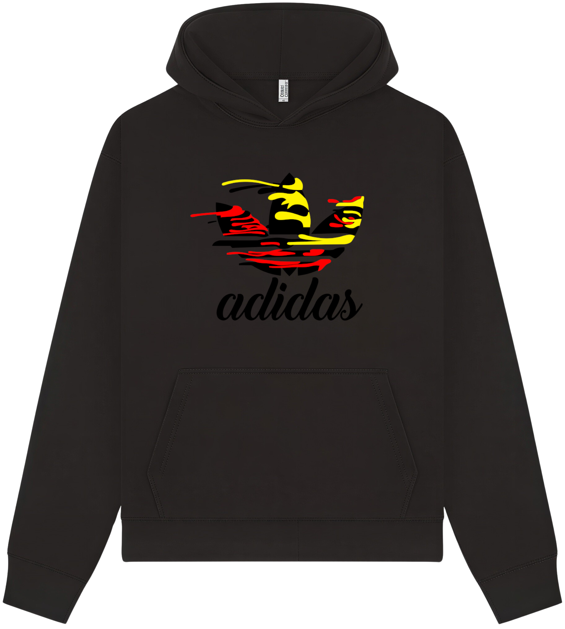Adidas Paint Hoodie - Image 3