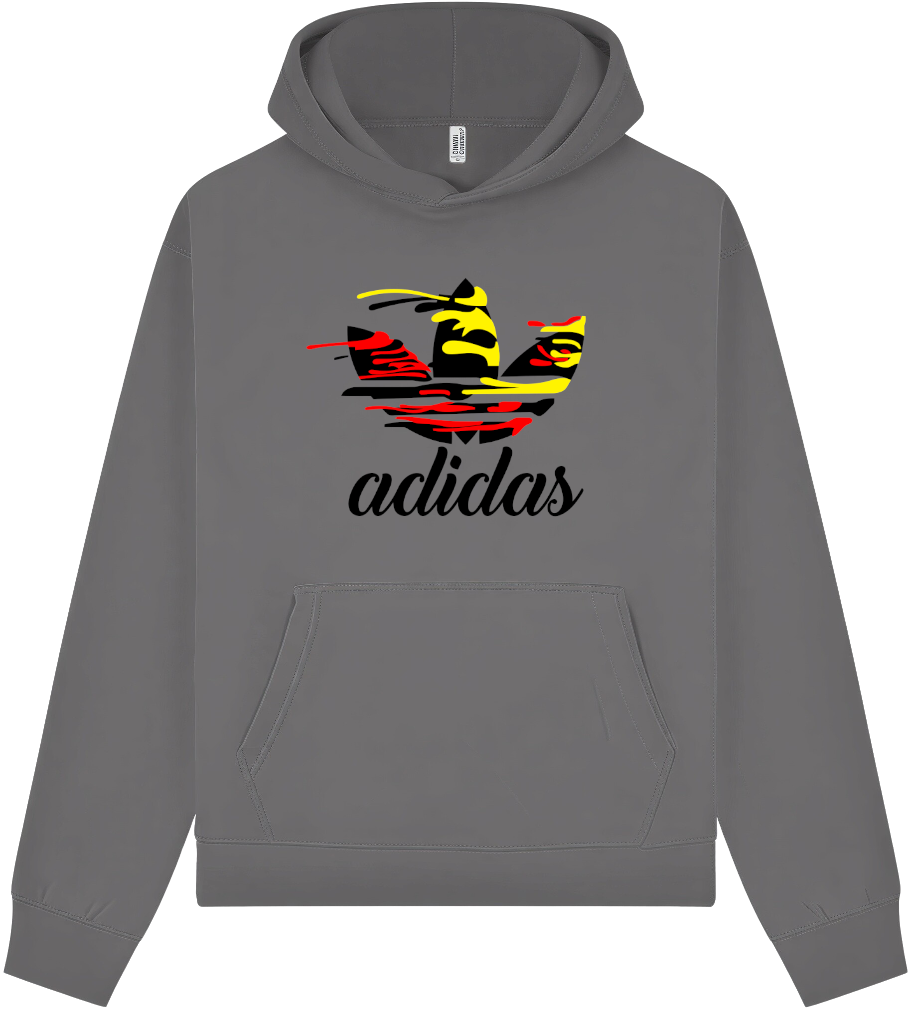 Adidas Paint Hoodie - Image 5