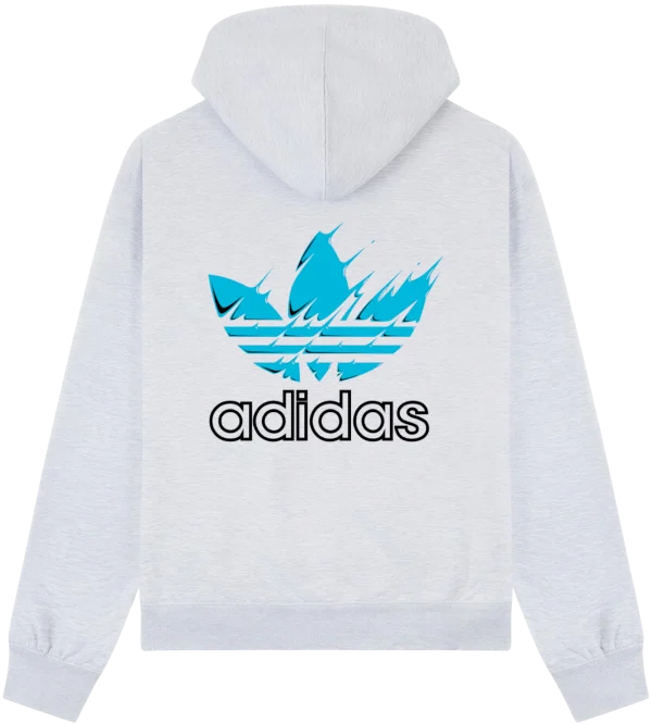 Adidas Paint blue Hoodie