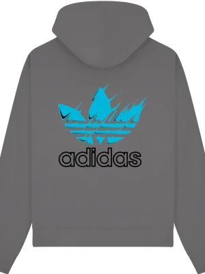 Adidas Paint blue Hoodie - Image 6