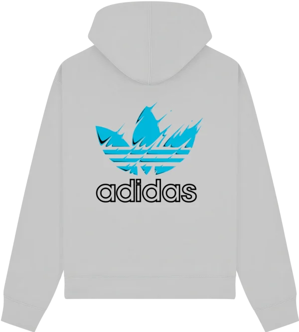 Adidas Paint blue Hoodie