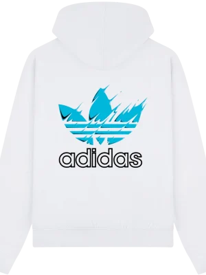 Adidas Paint blue Hoodie - Image 10