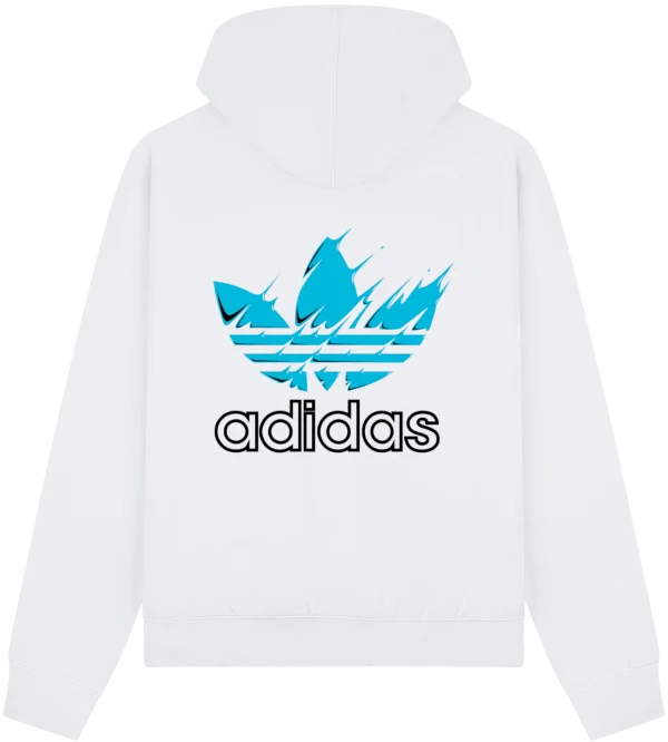Adidas Paint blue Hoodie