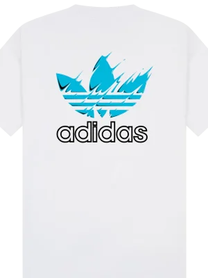 Adidas Paint blue T-Shirt - Image 3