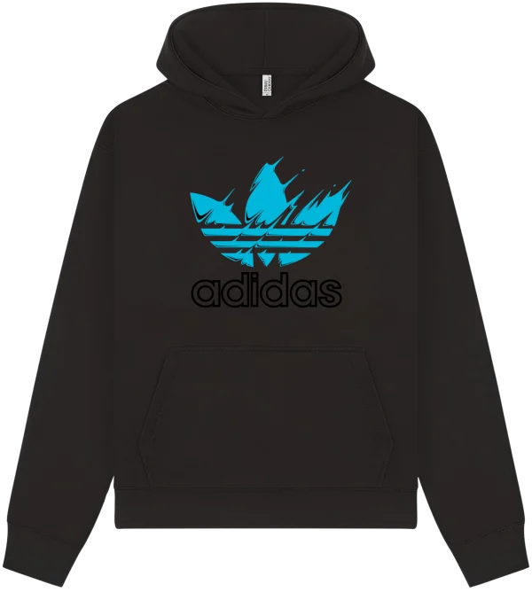 Adidas Paint blue Hoodie