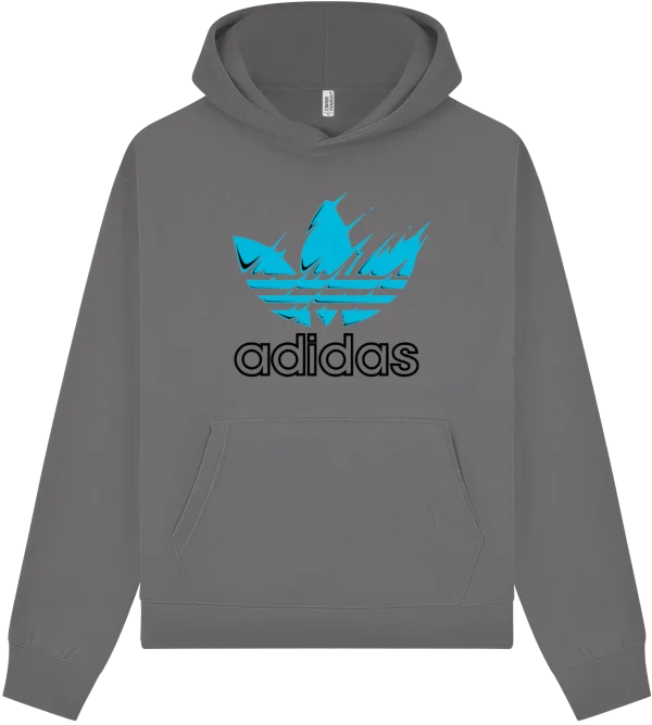 Adidas Paint blue Hoodie