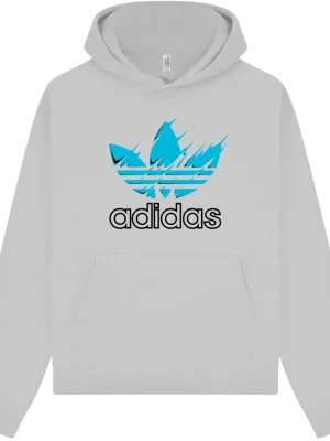 Adidas Paint blue Hoodie - Image 7