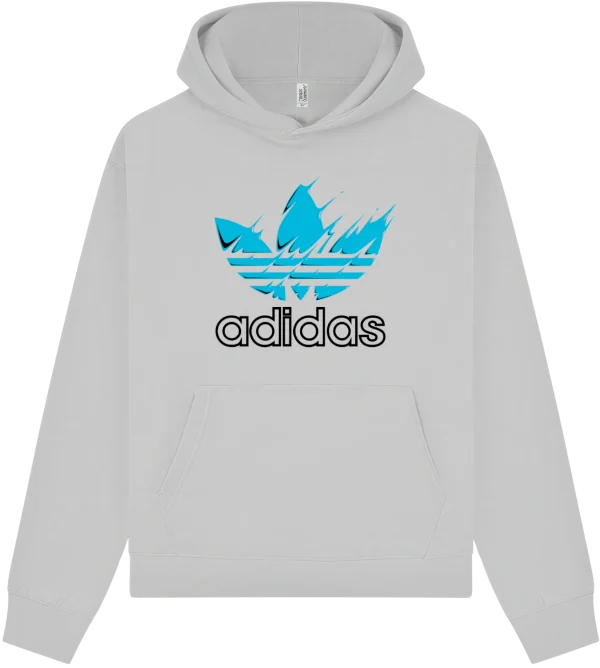 Adidas Paint blue Hoodie