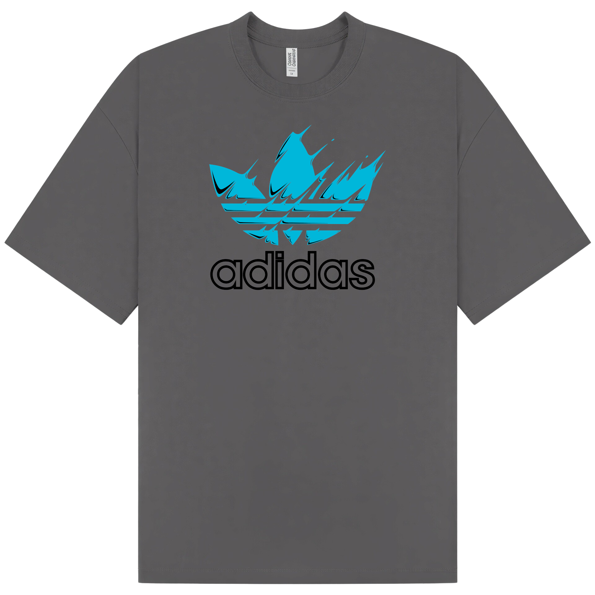 Adidas Paint blue T-Shirt - Image 1