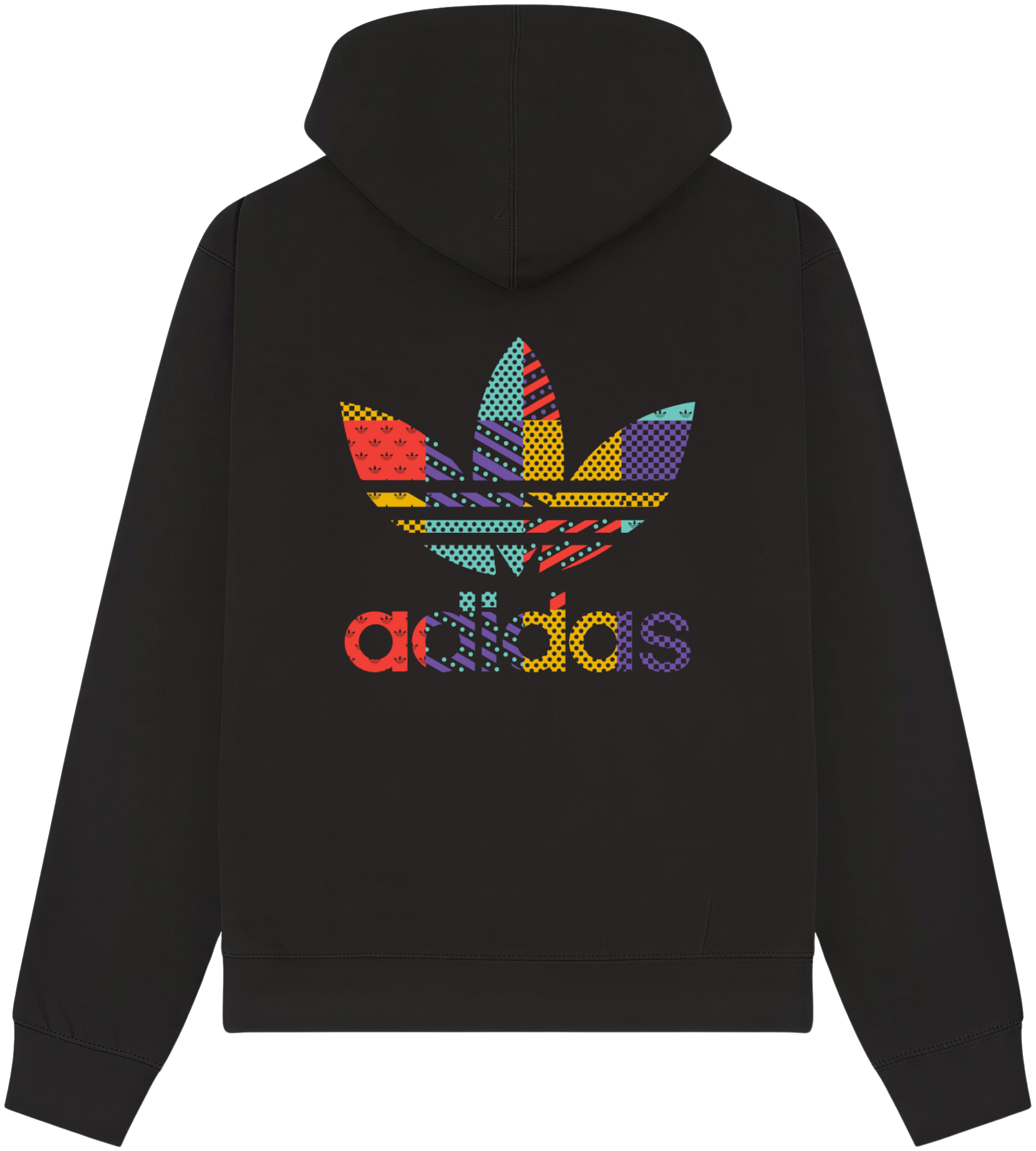 Adidas Pattern Hoodie - Image 4