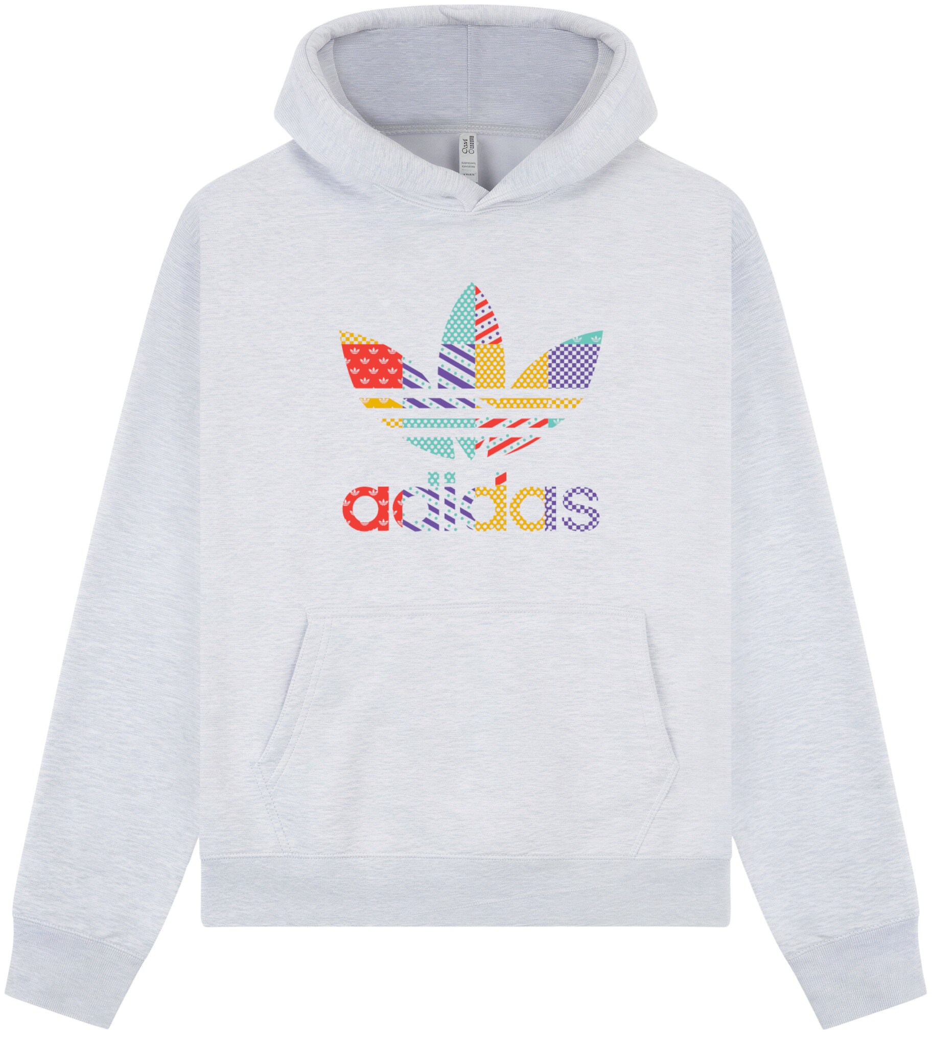 Adidas Pattern Hoodie - Image 1