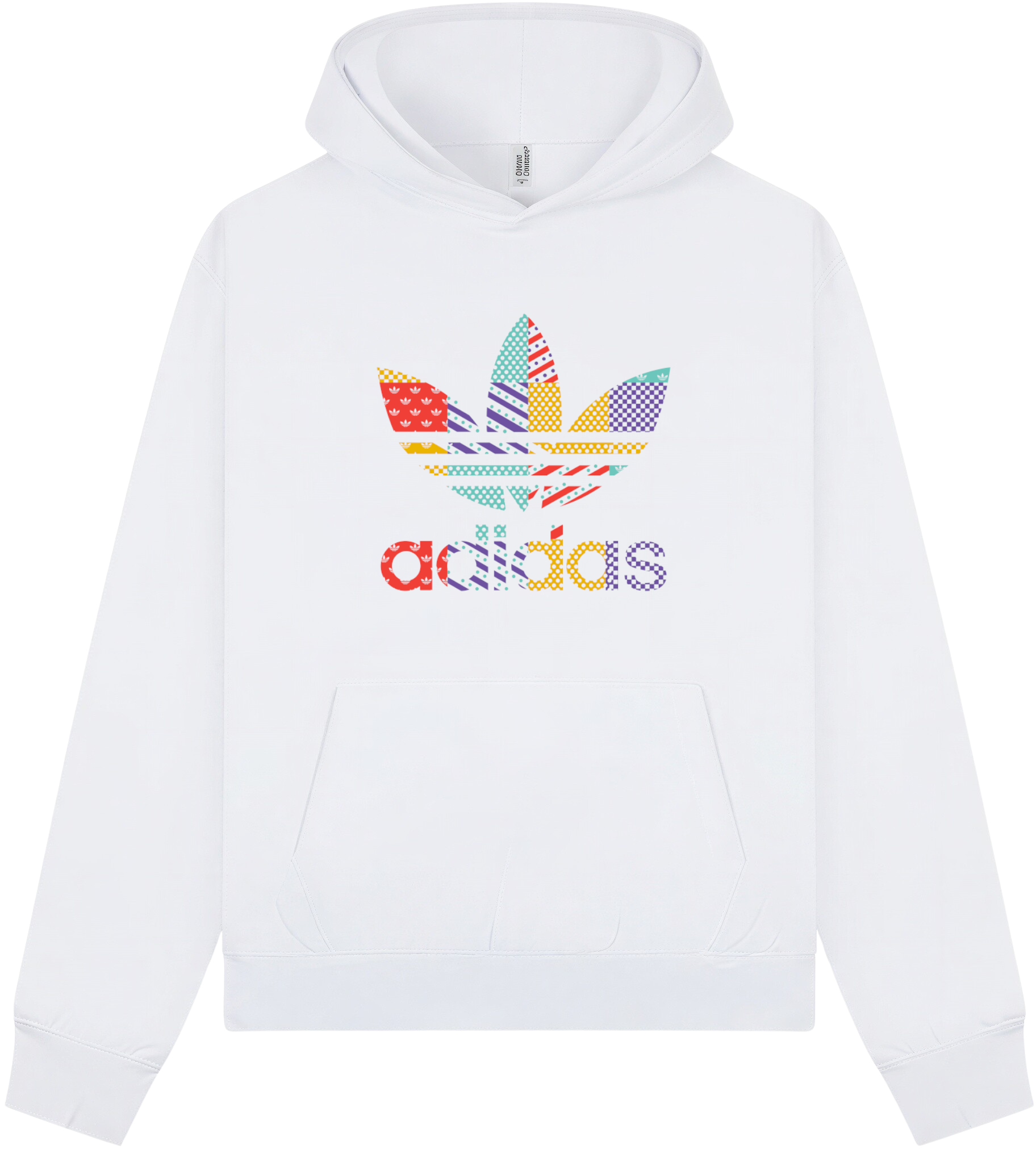 Adidas Pattern Hoodie - Image 9