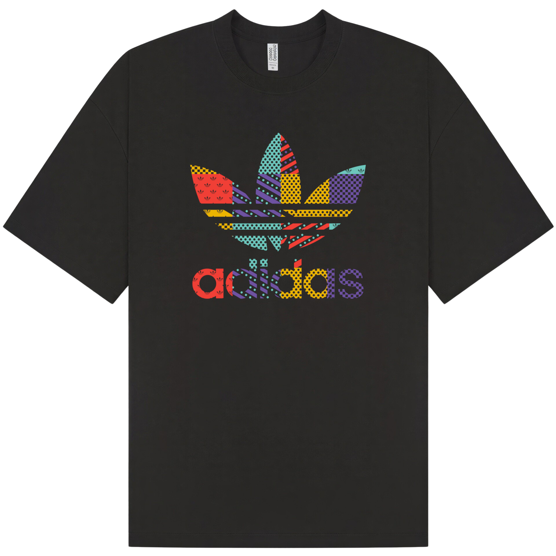 Adidas Pattern T-Shirt - Image 1