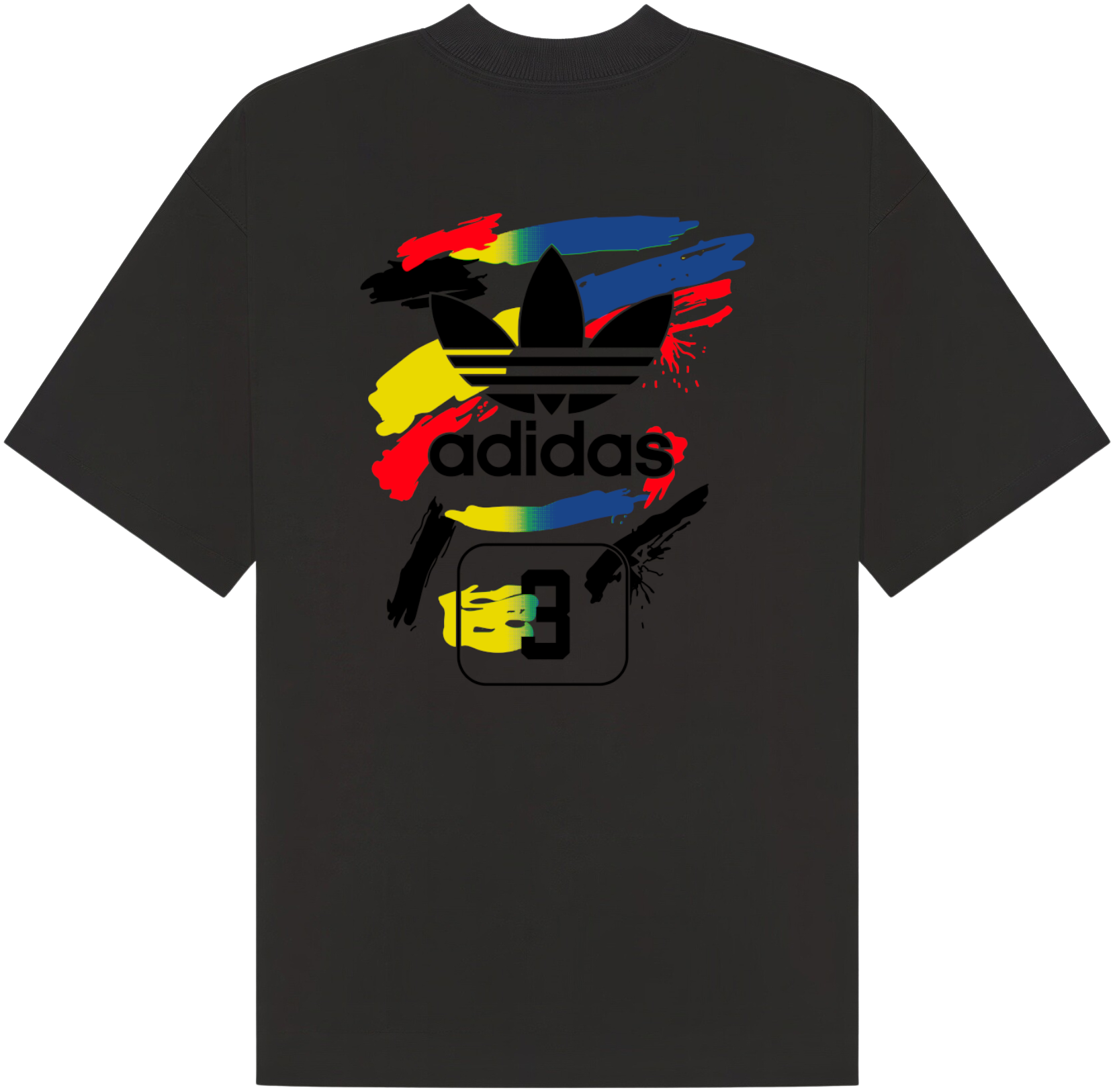 Adidas Sq Multi T-Shirt - Image 4