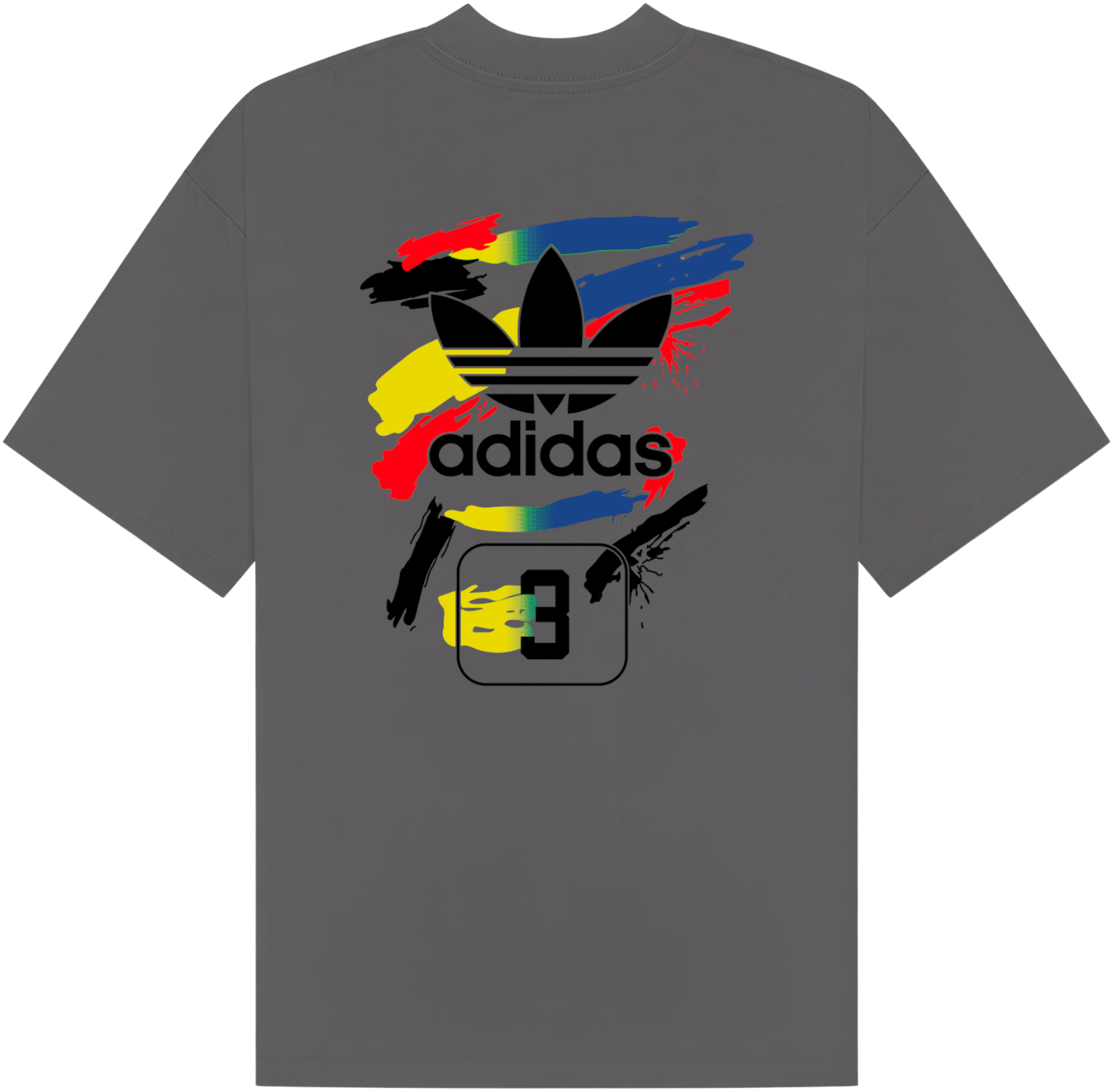 Adidas Sq Multi T-Shirt - Image 2