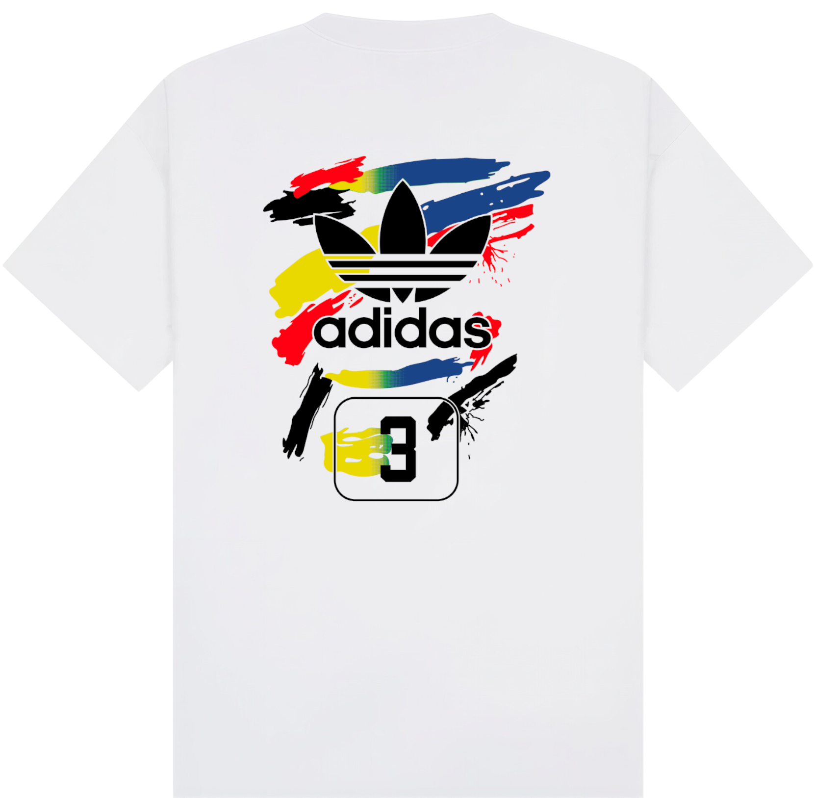 Adidas Sq Multi T-Shirt - Image 6
