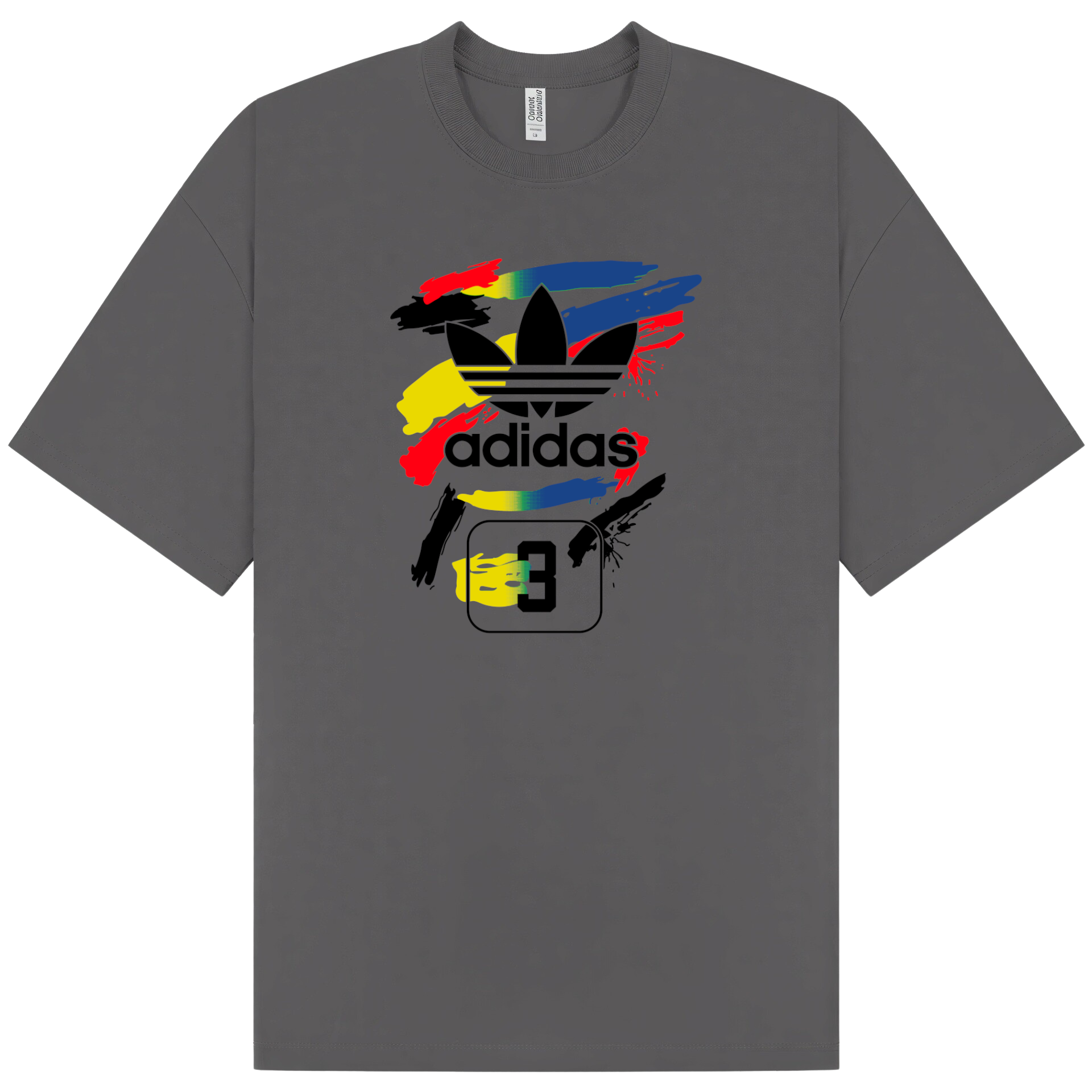 Adidas Sq Multi T-Shirt - Image 1