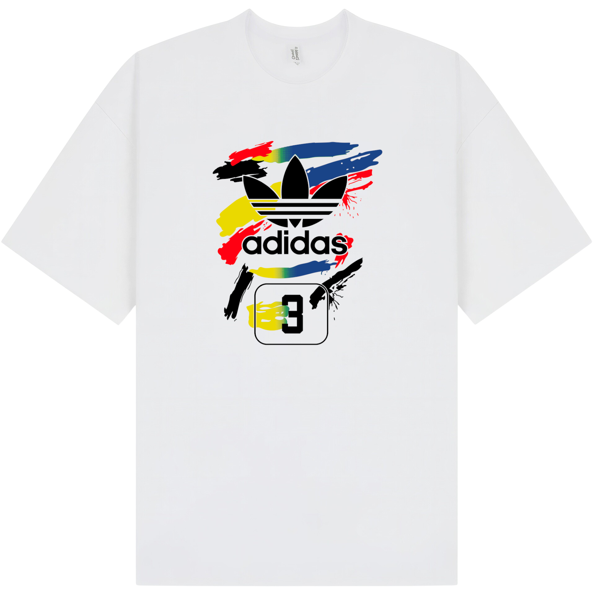 Adidas Sq Multi T-Shirt - Image 5