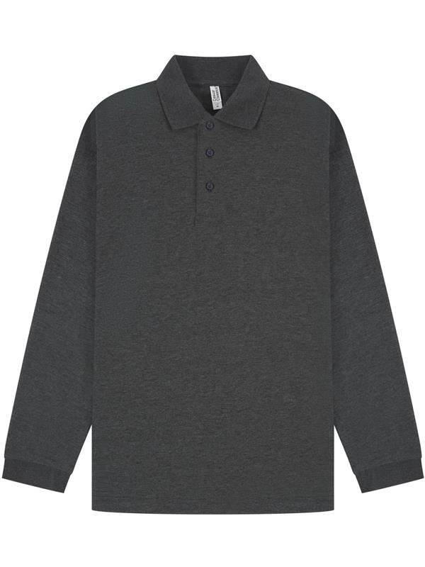 Casual Classics Classic Ringspun 190 Regular Fit LS Polo Adult