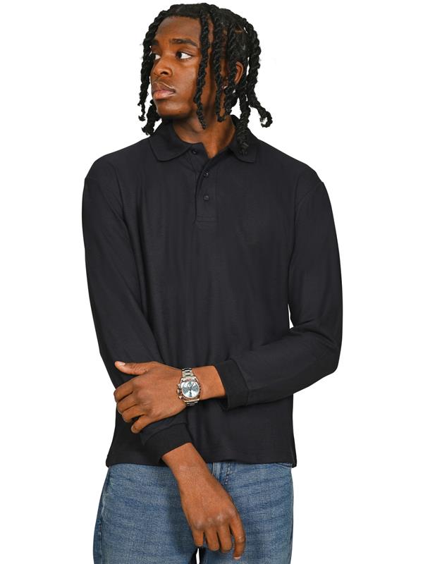 Casual Classics Classic Ringspun 190 Regular Fit LS Polo Adult