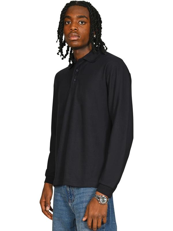 Casual Classics Classic Ringspun 190 Regular Fit LS Polo Adult