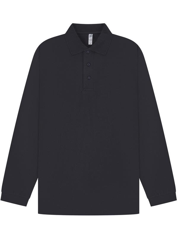 Casual Classics Classic Ringspun 190 Regular Fit LS Polo Adult