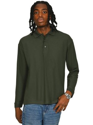 Casual Classics Classic Ringspun 190 Regular Fit LS Polo Adult - Image 20