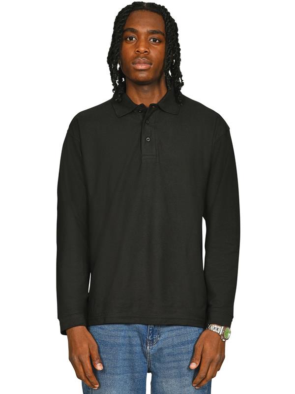 Casual Classics Classic Ringspun 190 Regular Fit LS Polo Adult