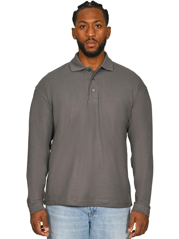 Casual Classics Classic Ringspun 190 Regular Fit LS Polo Adult
