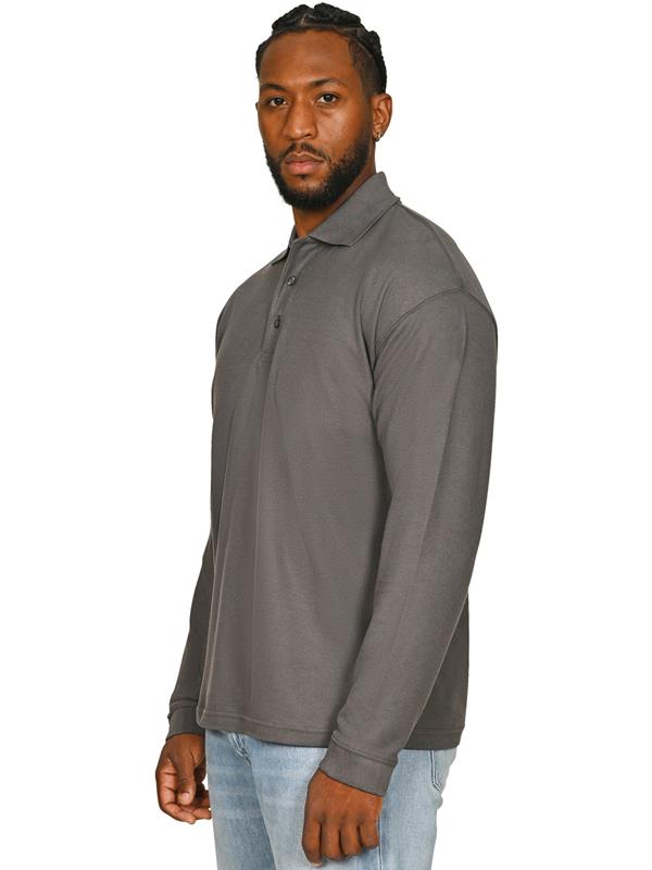 Casual Classics Classic Ringspun 190 Regular Fit LS Polo Adult