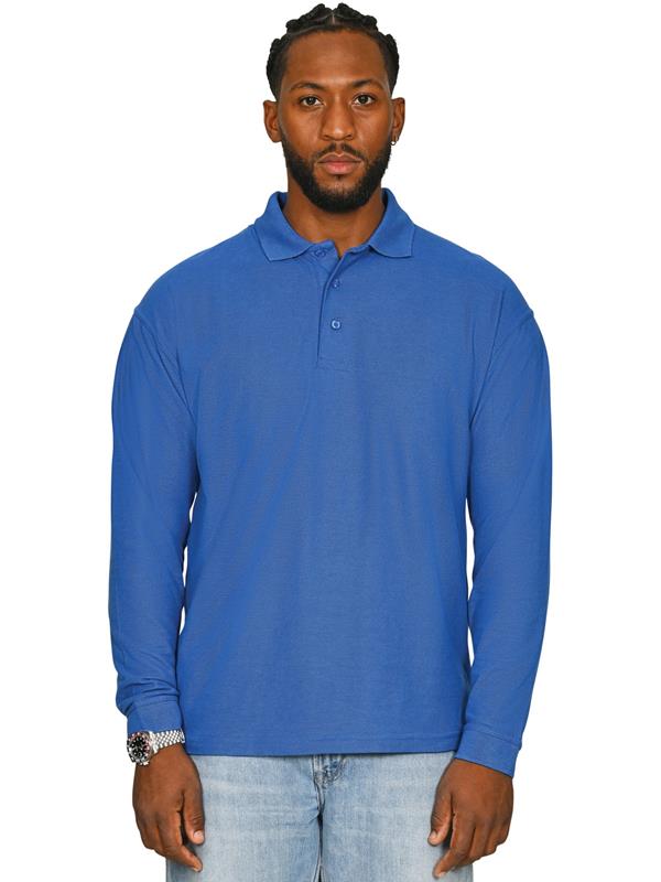 Casual Classics Classic Ringspun 190 Regular Fit LS Polo Adult