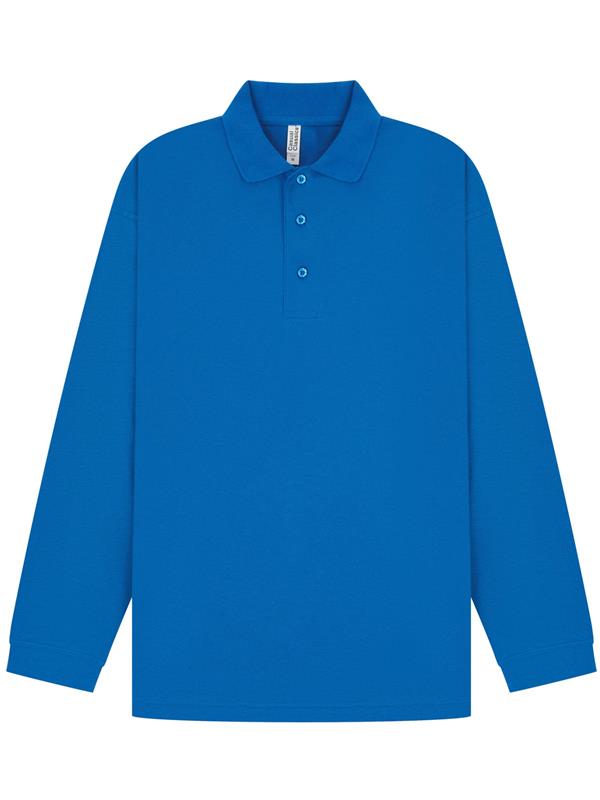 Casual Classics Classic Ringspun 190 Regular Fit LS Polo Adult