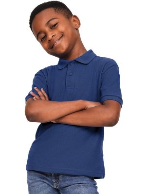 Casual Classics Classic Ringspun 190 Regular Fit Polo Kids - Image 7